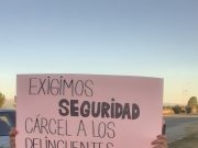 Manifestación por la inseguridad que golpea a Santa Rosa Del Conlara