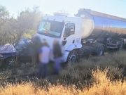 Un hombre murió tras un choque entre un camión y un auto en la Autopista de las Serranías Puntanas